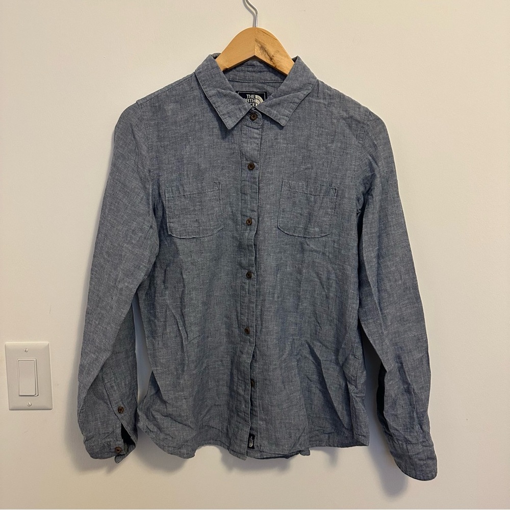 North Face light Jean Flannel